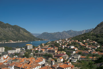 Naklejka na ściany i meble montenegro sea travel