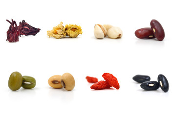 Herbs collection isolate on white background