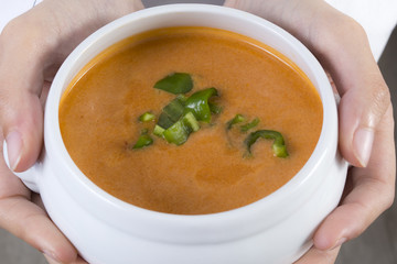 Gazpacho. Spanish style soup 