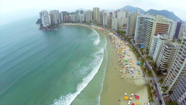 A famous beach in Brazilian Coastline