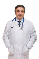 Studio shooting of a doctor