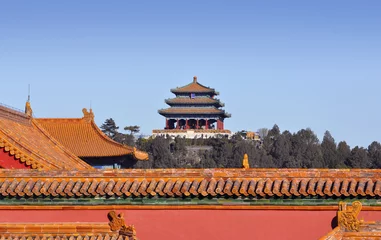 Fototapeten Roofs of the Forbidden city in Beijing © Savvapanf Photo ©
