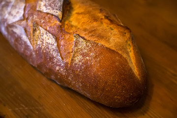 Bread on the table