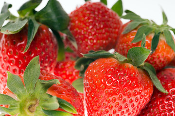 viele Erdbeeren