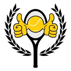 tennis winner symbol