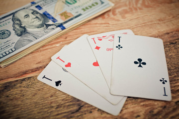 Wild West poker hand