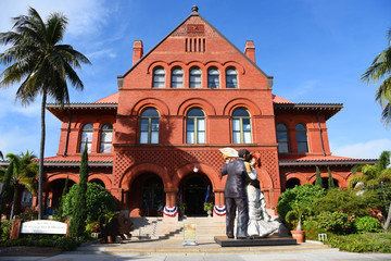 Old Post Office and Custom house, Key West - obrazy, fototapety, plakaty