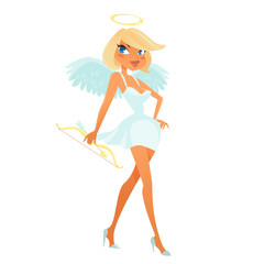 sexy angel woman