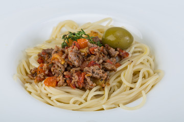 Pasta bolognese
