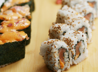 Japanese food. Sushi.