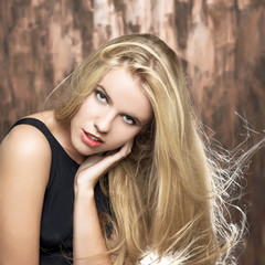 Portrait of beautiful woman