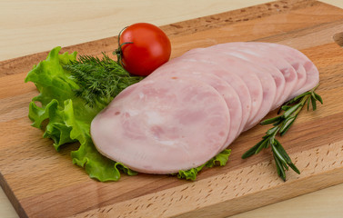 Sliced ham