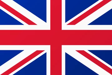 Deurstickers Great Britain, United Kingdom flag © VectorShop
