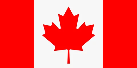Foto op Plexiglas Flag of Canada © VectorShop