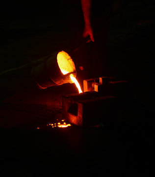 Steel Factory, Melting Iron