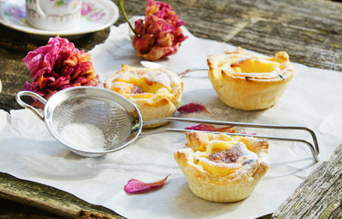 Pastel de Belem (Pastel de nata) -  Portuguese egg tart pastry