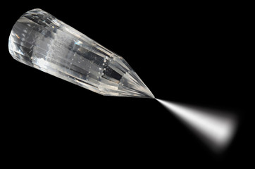 Vogel wand - crystal healing tool © stellar