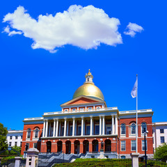 Boston Massachusetts State House golden dome
