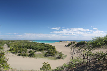 République Dominicaine - desert de sable de las Salinas