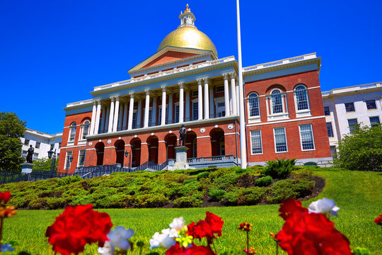 Boston Massachusetts State House Golden Dome