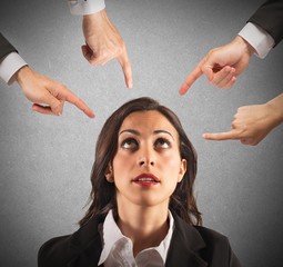 Businesswoman blamed unfairly