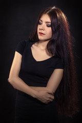 Naklejka premium luxury woman