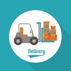 Delivery design, vector illustration