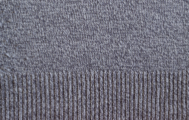 Old Gray Woolen Fabric Texture