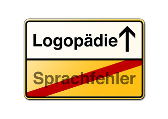 Logopädie, Sprachfehler Schild