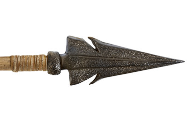 Antique old arrowhead