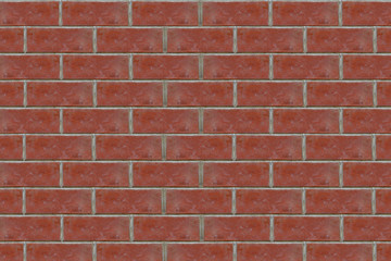 Brick wall red closeup