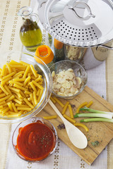 Italian ingredients.
