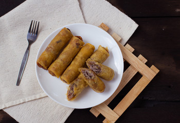 Taro fried spring roll