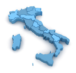 Map of Italy - 80952379