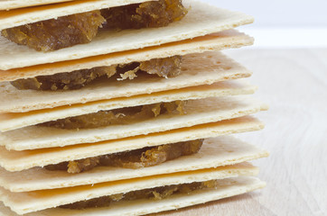 biscuits in close up