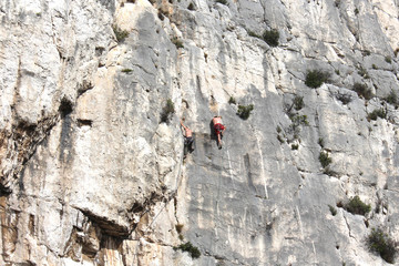 Climbing (Calanques de Marseille)