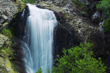 Waterfall in the gold coast hinterlands on the NSW border.
