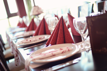 wedding  table setting