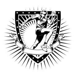running shield