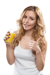 Woman With Juice