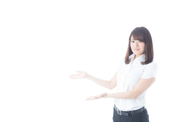 白バックOLポートレート(半袖)