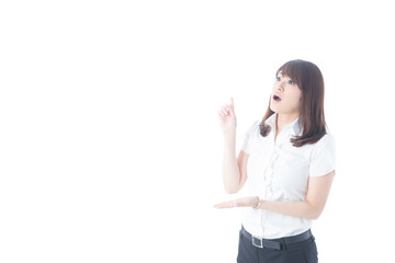 白バックOLポートレート(半袖)