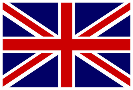 England Flagge UK mit richtigen RGB-Werten