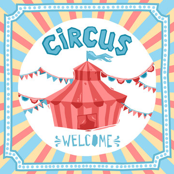 Circus Retro Poster