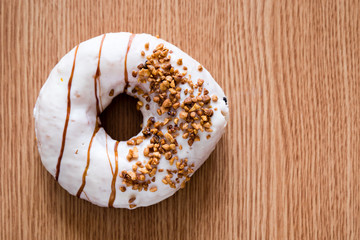 donut on table