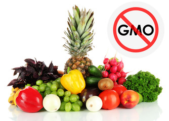 Juicy fruits and vegetables without gmo