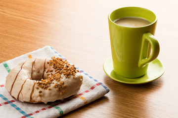 doughnut and coffee