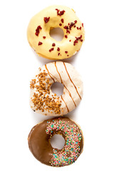three doughnuts