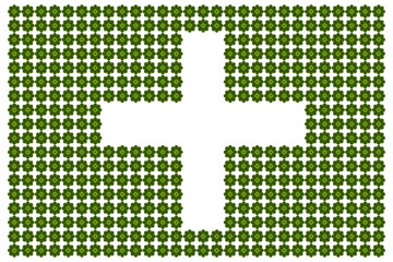 Craete from leaf and pattern