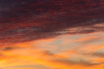 sunset clouds